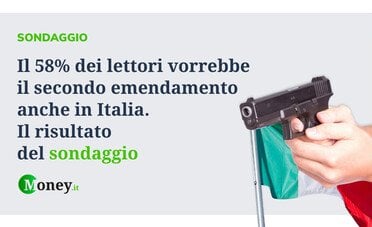 Il 58% dei lettori vorrebbe il secondo emendamento anche in Italia. I risultati del sondaggio di Money.it