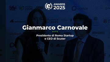 Gianmarco Carnovale, Presidente di Roma Startup e CEO di Scuter, ai Money Awards 2025