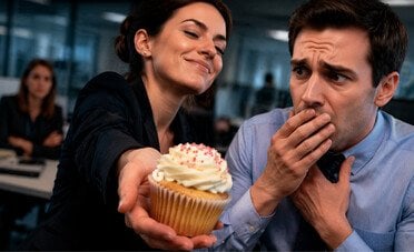 Gli fa mangiare un cupcake “senza latticini” ma non lo è. Collega allergico, scatta il licenziamento