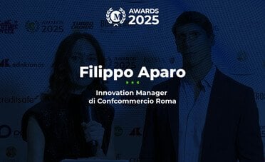 Filippo Aparo, Innovation Manager di Confcommercio Roma, ai Money Awards 2025