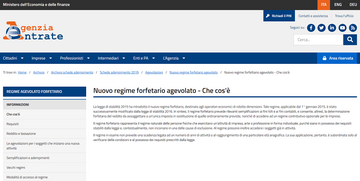 Regime forfettario: nessuna “proroga” al 2021