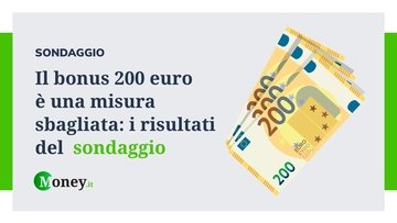 Il bonus 200 euro è una misura sbagliata: i risultati del sondaggio
