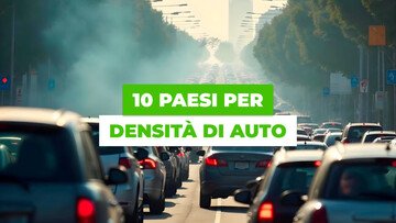 La classifica 2026 dei 10 Paesi con la più alta densità di auto al mondo