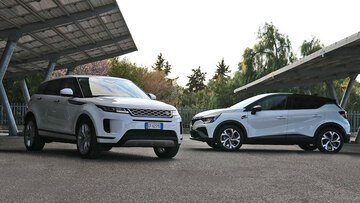 Renault Captur E-Tech Hybrid e Range Rover Evoque P300e: SUV ibridi e alla moda