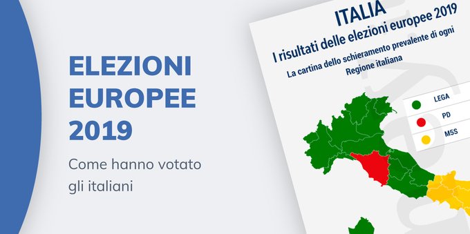 Italia: i risultati delle elezioni europee 2019 
