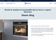 Electrolux lancia il nuovo Steam Blog