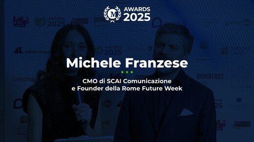 Michele Franzese, CMO di Scai Comunicazione e Founder della Rome Future Week, ai Money Awards 2025
