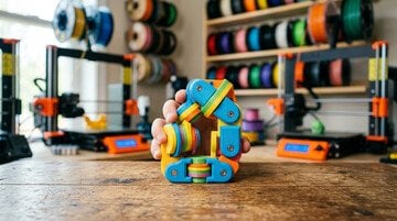 Padre e figlia hanno incassato quasi mezzo milione stampando giocattoli antistress in 3D