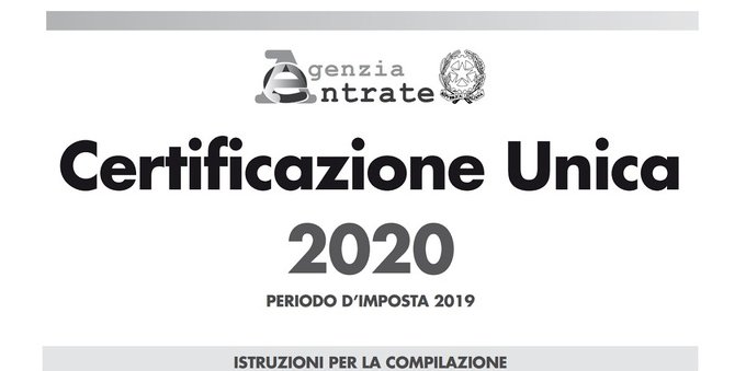 Certificazione unica 2020 anche per minimi e forfettari
