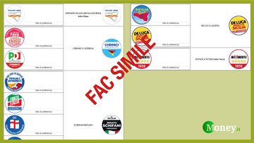 Elezioni regionali Sicilia 2022: il fac-simile della scheda elettorale