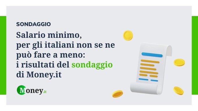 Salario minimo, per gli italiani non se ne può fare a meno