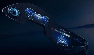Mercedes: ecco l'impressionante Hyperscreen MBUX