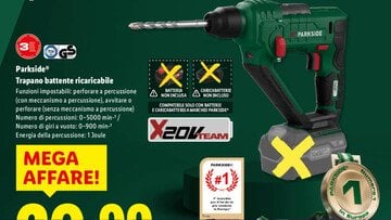 Lidl mette in offerta un nuovo trapano. Lo paghi meno di 30 euro