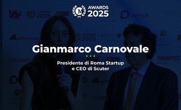Gianmarco Carnovale, Presidente di Roma Startup e CEO di Scuter, ai Money Awards 2025