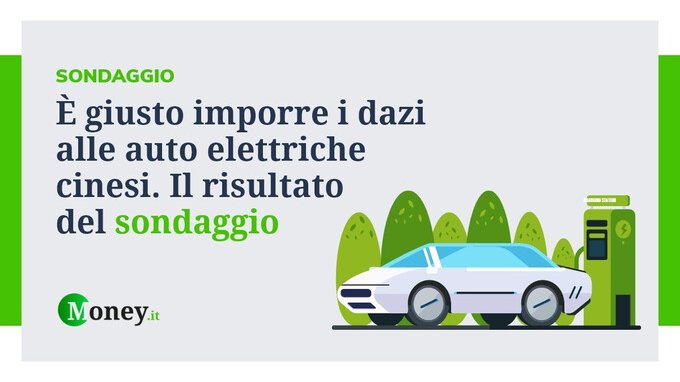 È giusto imporre i dazi alle auto elettriche cinesi: il risultato del sondaggio