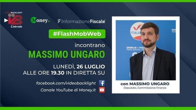 Massimo Ungaro a #FlashMobWeb con Money.it lunedì 26 luglio in DIRETTA