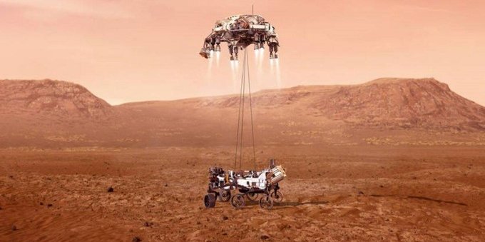 Sonda Perseverance: come vedere l'atterraggio su Marte in streaming e TV