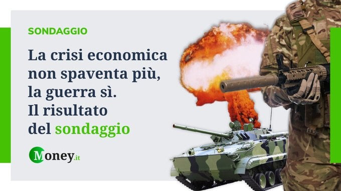 La crisi economica non spaventa più, la guerra sì. Il risultato del sondaggio
