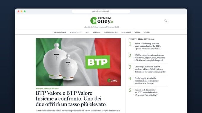 Money.it Premium si rinnova: nuova grafica, sei sezioni e strumenti per chi investe