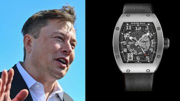 Tutti gli orologi nella collezione di Elon Musk