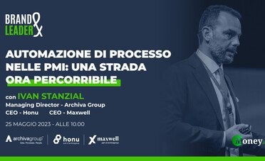 Automazione di processo nelle Pmi: una strada ora percorribile. Intervista a Ivan Stanzial, Archiva Group
