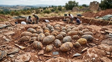 Scoperto un tesoro in Francia. 100 uova di dinosauro che valgono oltre €2.000.000