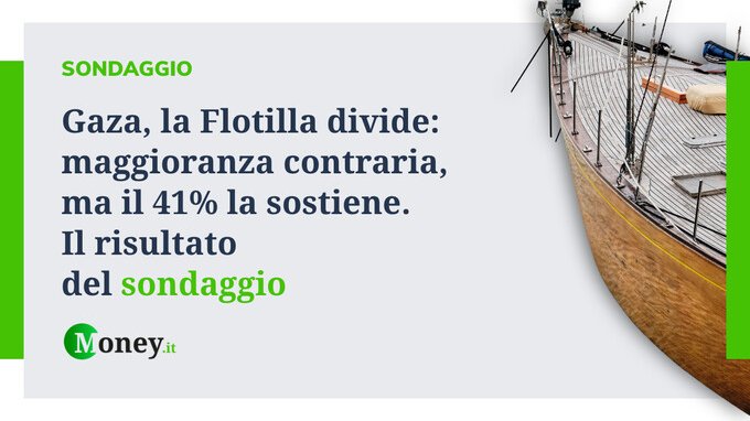 Gaza, la Flotilla divide: maggioranza contraria, ma il 41% la sostiene