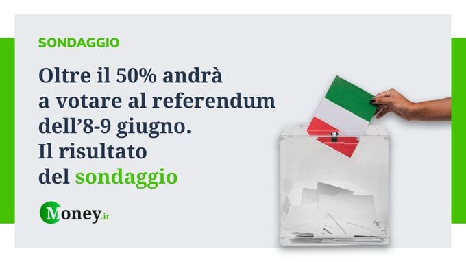 Oltre il 50% andrà a votare al referendum dell'8-9 giugno. Il risultato del sondaggio