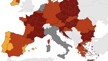 Covid, Italia è zona grigio scuro nella nuova mappa europea: cosa significa