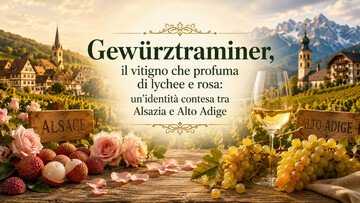 Gewürztraminer, il vitigno che profuma di lychee e rosa: un'identità contesa tra Alsazia e Alto Adige
