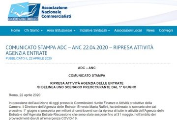 Commercialisti: scenario preoccupante dall'Agenzia delle Entrate, occorre intervento legislativo