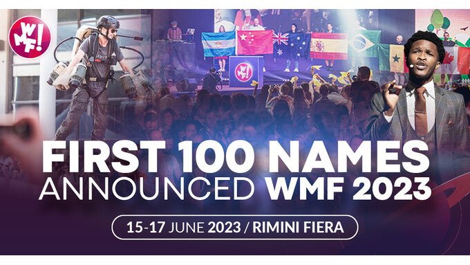 Annunciati i primi 100 nomi del Wmf 2023: arrivi da tutto il mondo per il Festival sull'Innovazione Digitale