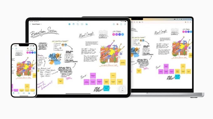 Cos'è Freeform, la nuova lavagna virtuale di Apple