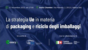 Obiettivo 2030: la strategia dell'UE per imballaggi riutilizzabili al centro dell'evento Money.it a Milano il 17/11