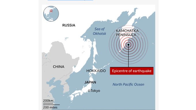 Terremoto 8.8 in Russia, è allarme tsunami in USA e Giappone. È una delle scosse più forti mai registrate