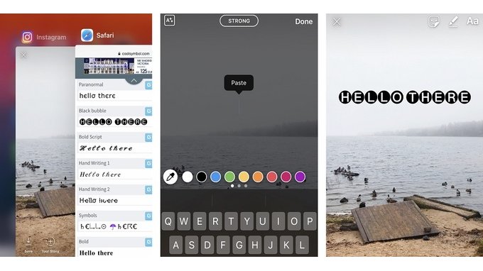 Instagram: come avere nuove scritte e più font nelle storie