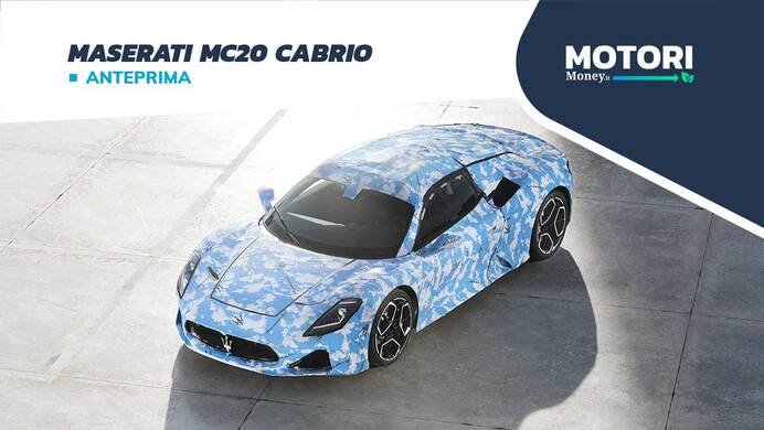 Maserati MC20 Cabrio: svelate le prime immagini