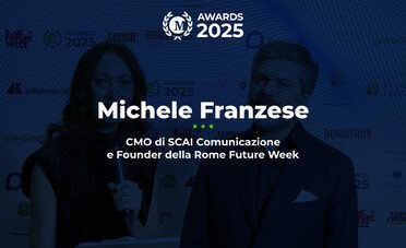 Michele Franzese, CMO di Scai Comunicazione e Founder della Rome Future Week, ai Money Awards 2025