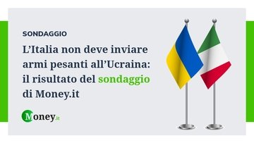 L'Italia non deve inviare armi pesanti all'Ucraina: i risultati del sondaggio di Money.it