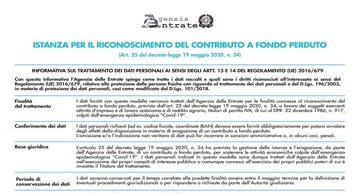 Contributi a fondo perduto: primi dati dall'Agenzia delle Entrate
