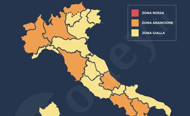Regioni zona arancione e gialla dal 13 dicembre: nuova mappa e misure restrittive