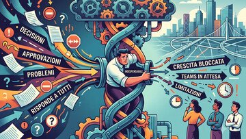 Il vero problema dei founder nelle PMI non è saper delegare, ma smettere di essere indispensabili