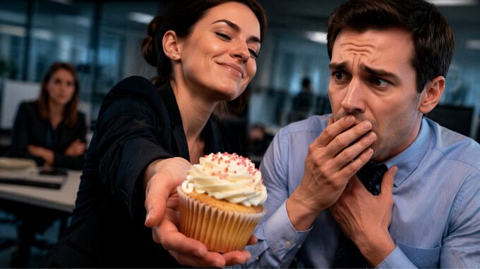 Gli fa mangiare un cupcake “senza latticini” ma non lo è. Collega allergico, scatta il licenziamento