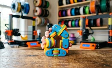 Padre e figlia hanno incassato quasi mezzo milione stampando giocattoli antistress in 3D