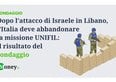 Dopo l'attacco di Israele in Libano l'Italia deve abbandonare la missione Unifil. Il risultato del sondaggio