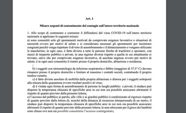 Nuovo DPCM 26 aprile: testo del decreto, novità, cosa prevede