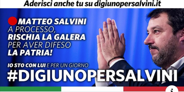 #digiunoperSalvini, l'ultima trovata social della “Bestia”