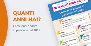 Come andare in pensione nel 2019 a seconda dell'età