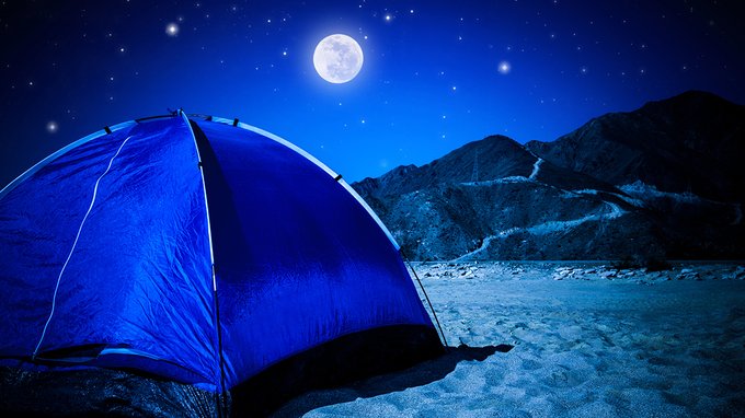 È legale dormire in tenda?