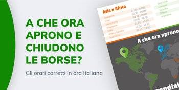 Borse: gli orari di apertura e chiusura dei mercati del mondo